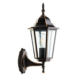 Lampa ogrodowa LO4101 Czarno-Złota