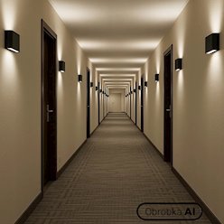 Kinkiet elewacyjny LED góra-dół Mini Gianto 6W czarny