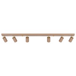Listwa sufitowa 120cm z reflektorami Bueno 6xGU10 beżowa