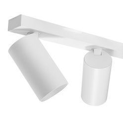 Lampa natynkowa 75cm z reflektorami SpotLine 2+1 GU10 biała