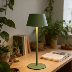 Lampa stołowa LED miętowa 5W 350lm 3CCT z akumulatorem