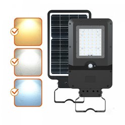 Lampa uliczna solarna z czujnikiem Street 20W 3000lm CCT