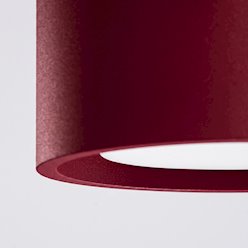 Lampa sufitowa potrójna tuba Modo 3xGx53 burgundowa