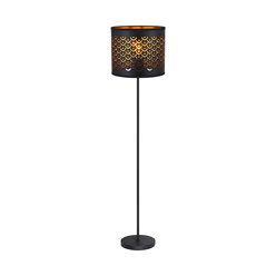 Lampa podłogowa 1xE27 Morgan dekoracyjna 160cm czarna