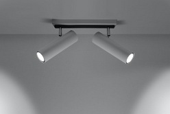 Biała lampa reflektory sufitowe DIREZIONE 2xGU10
