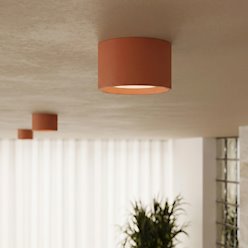 Lampa sufitowa tuba Modo 1xGx53 ochra czerwona