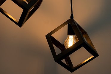 Lampa wisząca FERRUM FRAT 3xE27 czarna