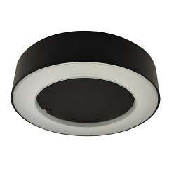 czarny plafon LED 12W barwa neutralna