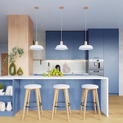 Lampa wisząca z okrągłym kloszem Fano 1xE27 biała