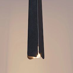 Lampa wisząca potrójna Prysm listwa 3xG9 czarna