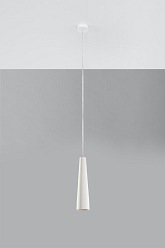 Lampa wisząca biała ceramiczna ELECTRA 1xGU10