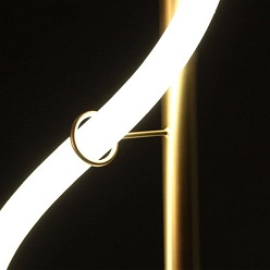 Lampa wisząca LED Serpente DL-08 21,5W Złota z pilotem