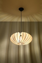 Lampa wisząca SOPHIA 1xE27 naturalne drewno