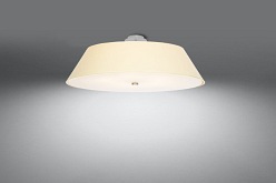 Lampa sufitowa okrągła VEGA 60 cm 5xE27 biała