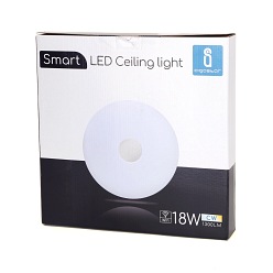 Plafon LED SMART CCT 18W okrągły - sterowany z aplikacji