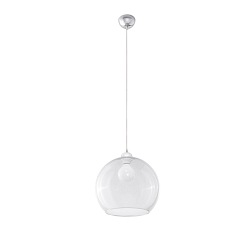 Lampa wisząca transparentna kula BALL 1xE27