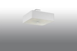 Lampa sufitowa LOKKO kwadratowa 45x45 5xE27 biała