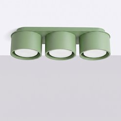 Lampa sufitowa potrójna tuba Modo 3xGx53 szałwiowa