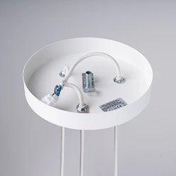 Lampa wisząca potrójna Arche okrągła 3xG9 biała