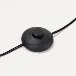 Lampa podłogowa drewniana Natt 1xE27 z burgundowym abażurem