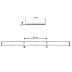 Taśma LED COB 24V IP66 PRIME 14W 528 LED Zimna - 5m