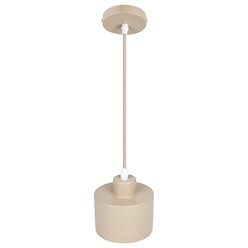 Lampa wisząca Loft 1xE27 Elena beżowa