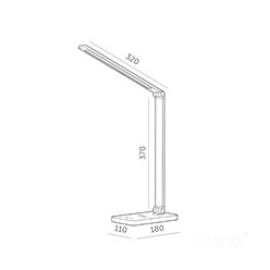Lampka biurkowa LED Noblite Q 7W CCT czarna