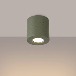 Oprawa natynkowa Orbis beton 1xGU10 zielony oliwkowy