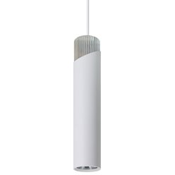 Lampa wisząca Neo cylinder 1xGU10 biały-chrom