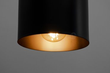 Lampa wisząca VESPER 1xE27 czarna