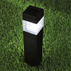 lampa solarna wbijana czarna