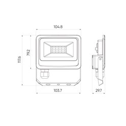 naświetlacz led 10w