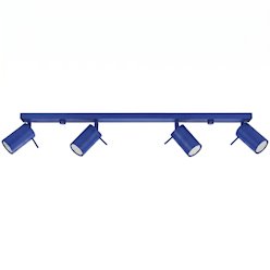 Kinkiet listwa z reflektorami Ring 4xGU10 ultramarynowy