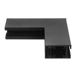 Łącznik poprzeczny do szyn natynkowych Micro-24V czarny