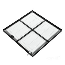 Panel LED 60x60 natynkowy PRO 3Y 36W 3960lm czarny 4000K