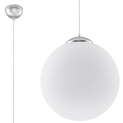 Lampa wisząca kula UGO 30cm 1xE27 CHROM