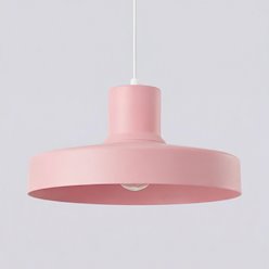 Lampa wisząca klasyczna Bilo 1xE27 różowa