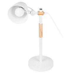 Lampka biurkowa E27 Classic biała