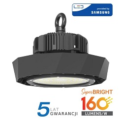 Oprawa LED V-TAC High Bay Samsung 100W 160lm/W 120st VT-9-113 6400K 16000lm