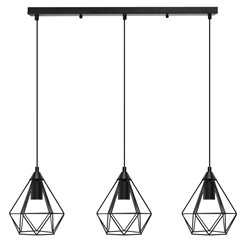 Lampa wisząca Diamond Deco 3xE27 - czarna