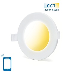 Panel LED SMART Wi-Fi 6W okrągły CCT 3000-6500K