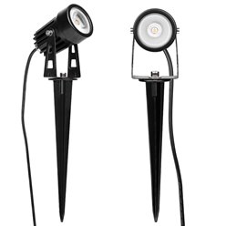 Reflektory solarne LED wbijane 4x1W - zestaw 4 sztuki