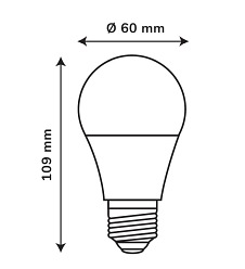 Żarówka LED E27 10W ciepła