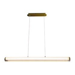Lampa wisząca liniowa LED akrylowa 16W 3CCT 90cm złota