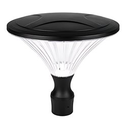 Lampa parkowa Latarnia 1xE27 Plano czarna