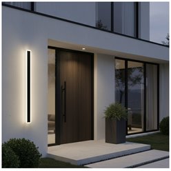 Kinkiet elewacyjny LED Mirana Ambient 25W 120cm 4000K czarny