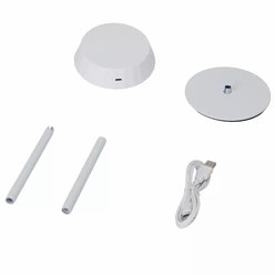 Lampka stołowa LED dotykowa 2,4W z akumulatorem biała