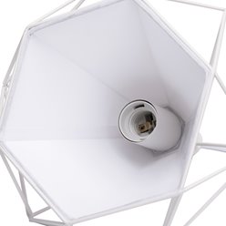 Lampa wisząca Diamond Deco 1xE27 - biała