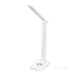 Lampka biurkowa LED Noblite 7W CCT ze światłem RGB biała