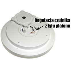 Plafon LED 12W czujnik ruchu